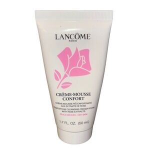 Lancome Creme-Mousse Confort Cleansing Creamy-Foam Rose Extract 1.7oz 50ml